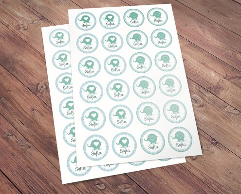 Stickers Sofia - A4 24stuks