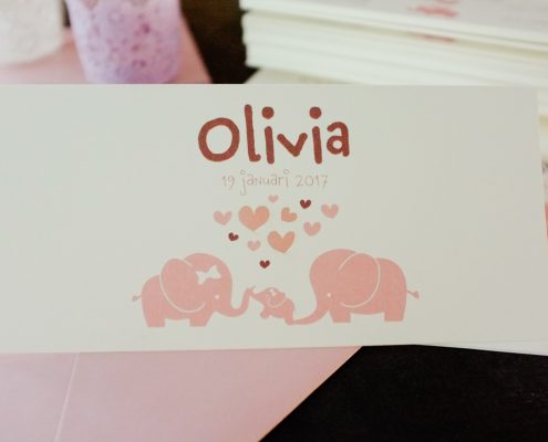Geboortekaartje Olivia