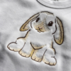 T -shirt met geborduurd konijntje
